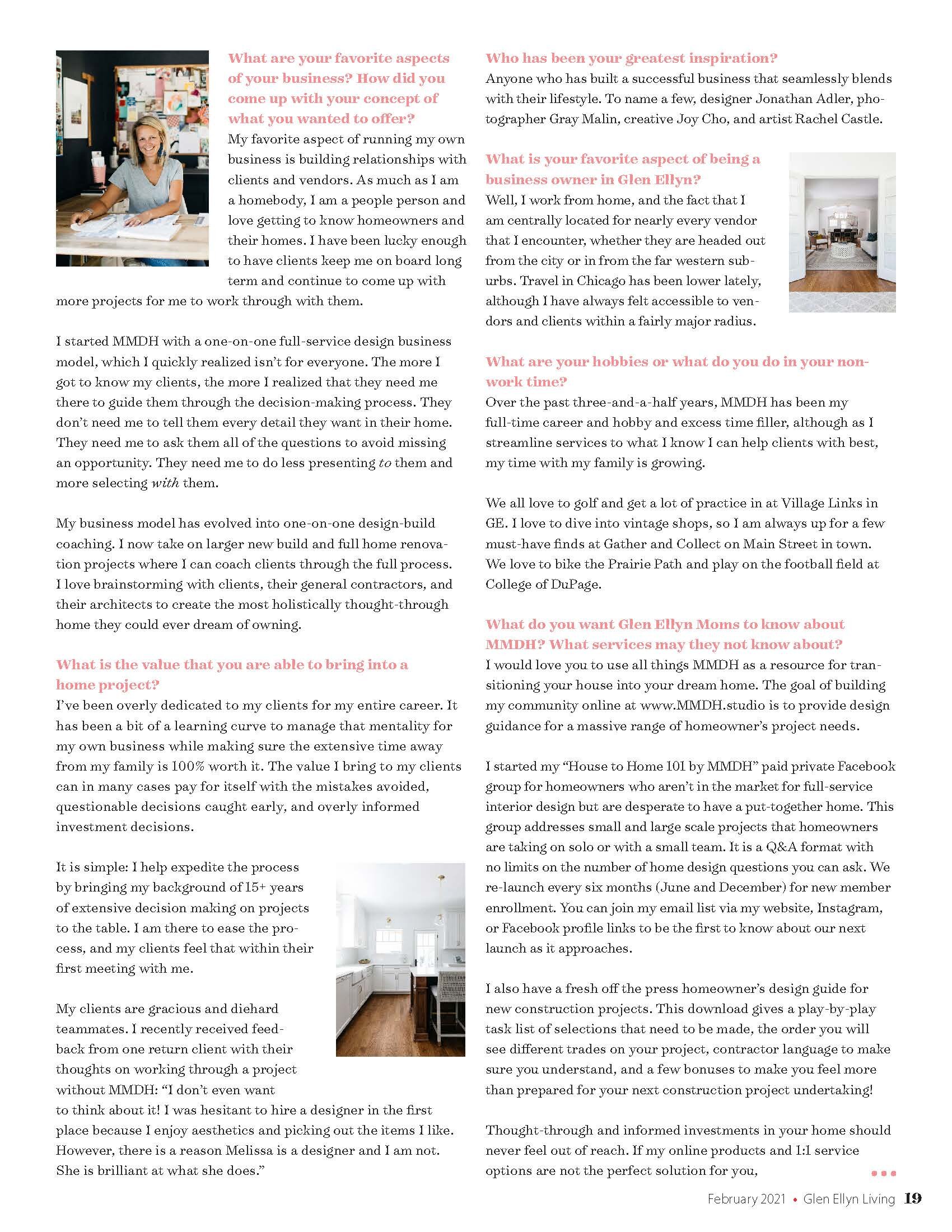 Glen Ellyn Living Feature mmdh.studio