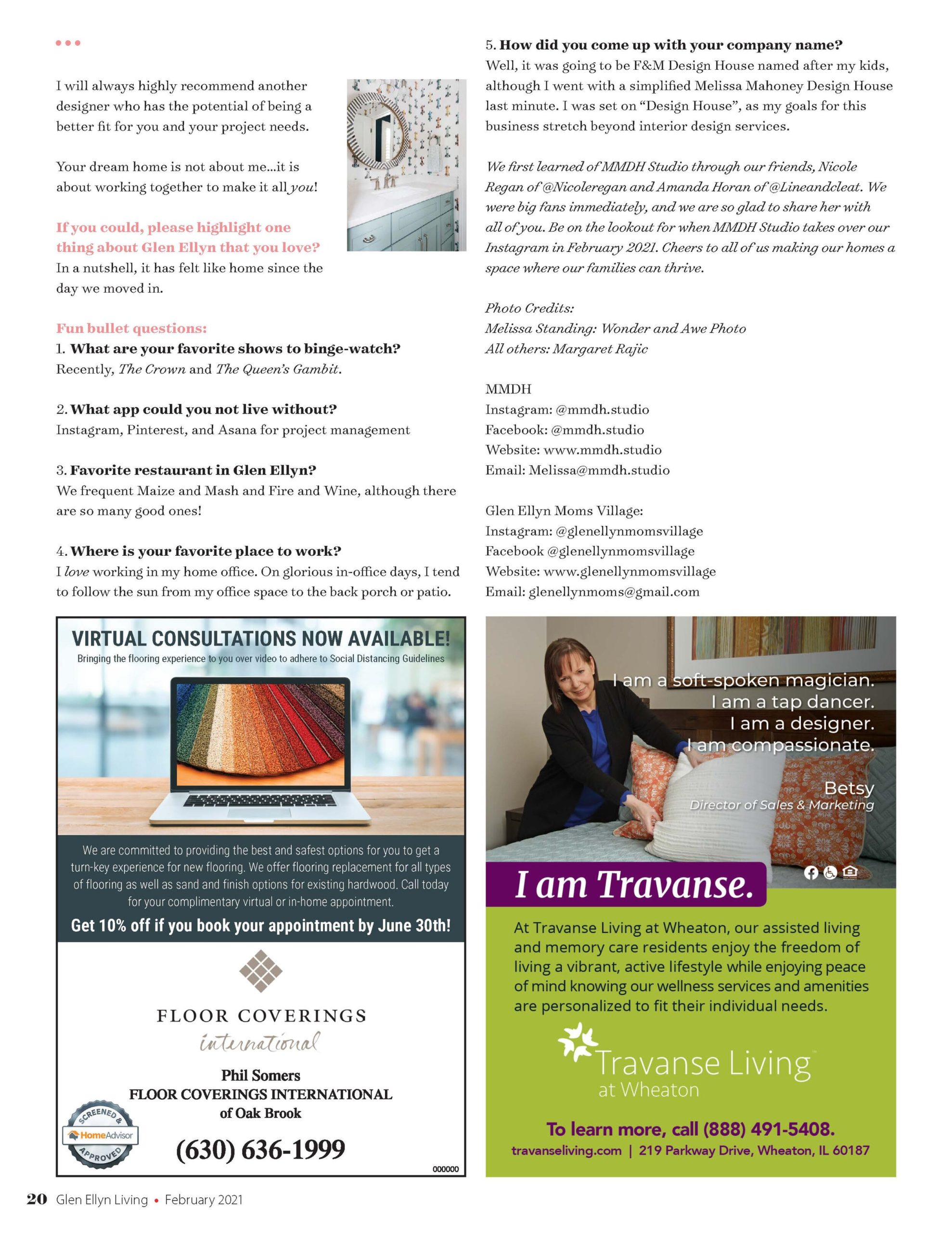 Glen Ellyn Living Feature mmdh.studio