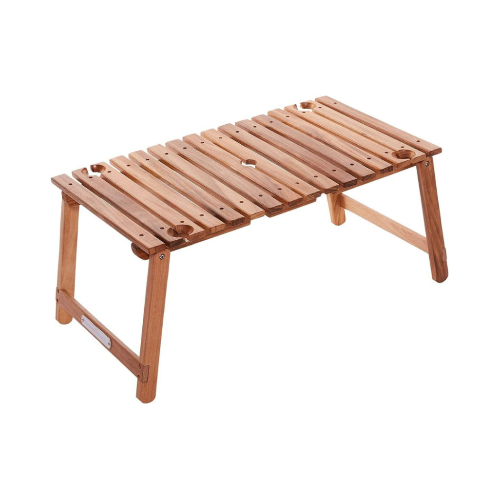 Foldable beach table
